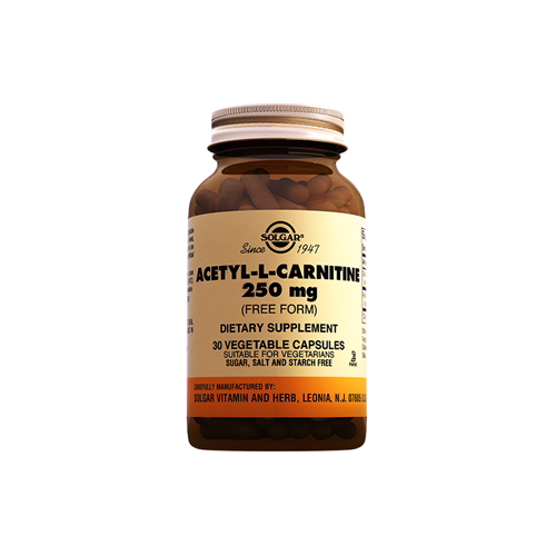 solgar acetyl l carnitine 250 mg SOLGAR ACETYL L-CARNİTİNE 250 Mg 30 VEGATABLE CAPSULES