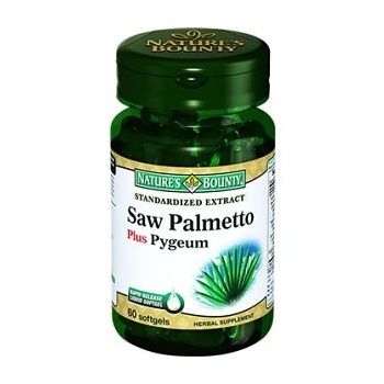 NATURES BOUNTY SAW PALMETTO PLUS PYGEUM 60 SOFTGELS
