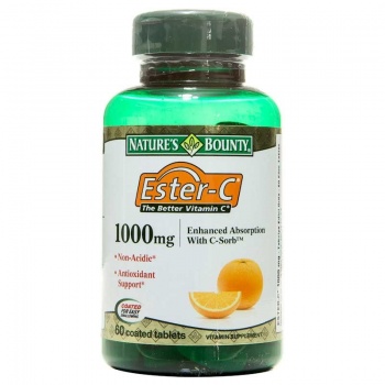 NATURES BOUNTY ESTER C 1000 MG 60 TABLET
