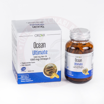 OCEAN Ultimate 30 mg Softjel Kapsül 1200 mg Balık Yağı Limon Aromalı