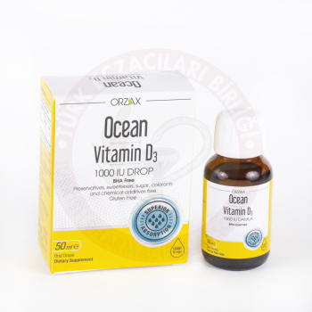 OCEAN Vitamin D3 1000 IU 50 ml Damla / 1000 doz